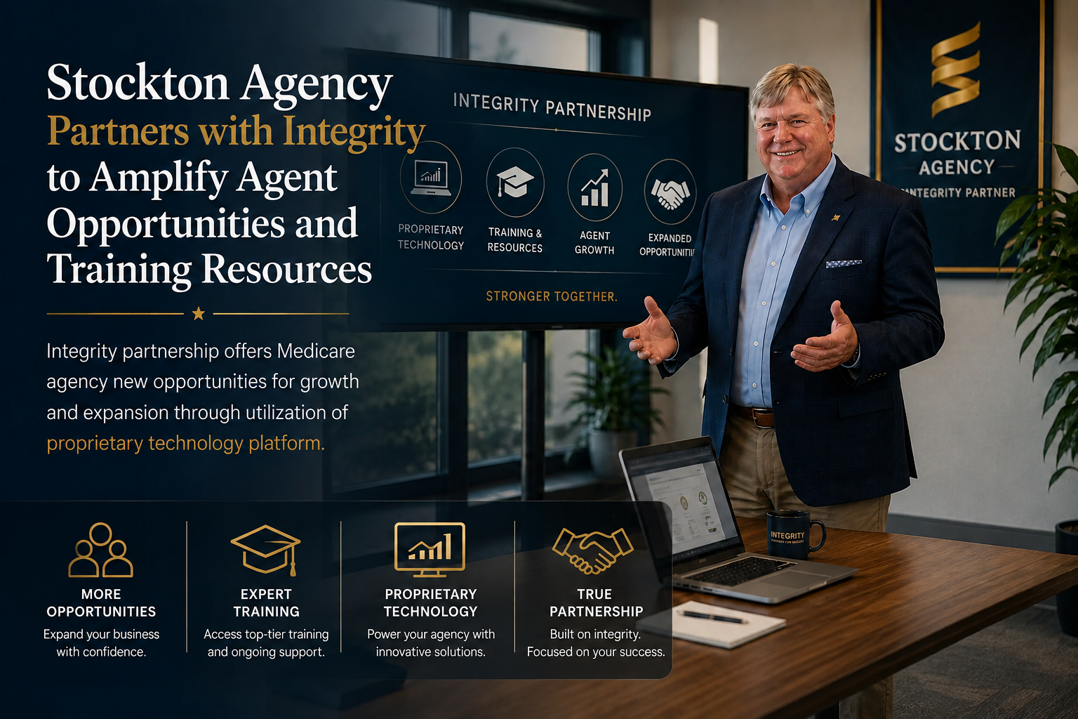 Stockton Agency partnership with Integrity